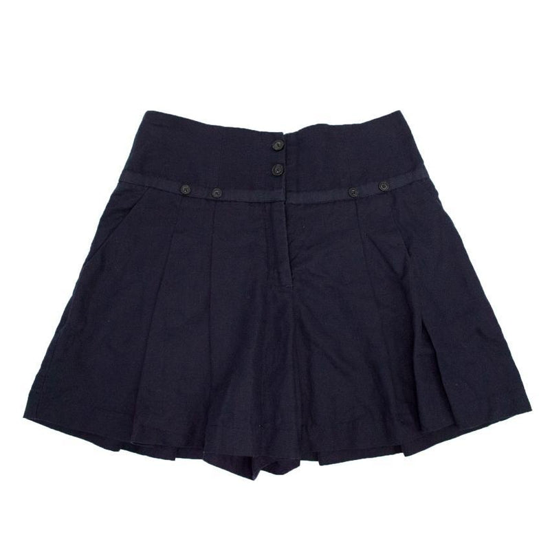 Matthew Williamson Navy Mini Skater Skirt