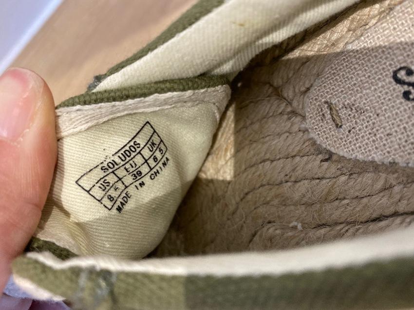 Soludos Canvas Izzy Green Espadrilles