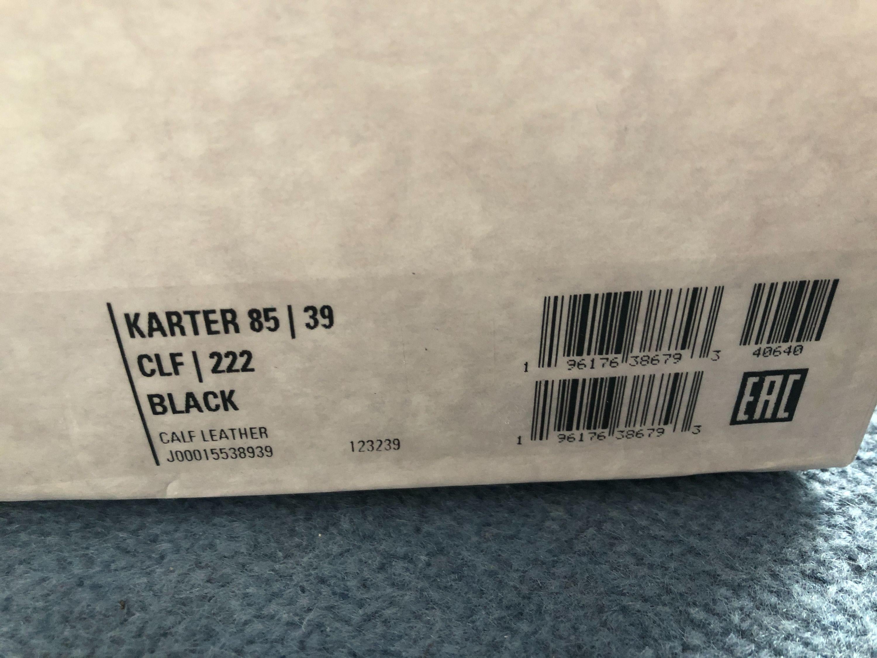 Karter 85 Black Calf Leather Knee-High Boots