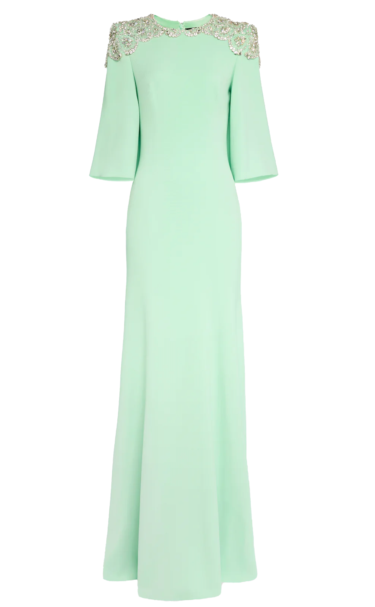 Jenny Packham Daze Minimal Gown Sculpted Sleeves