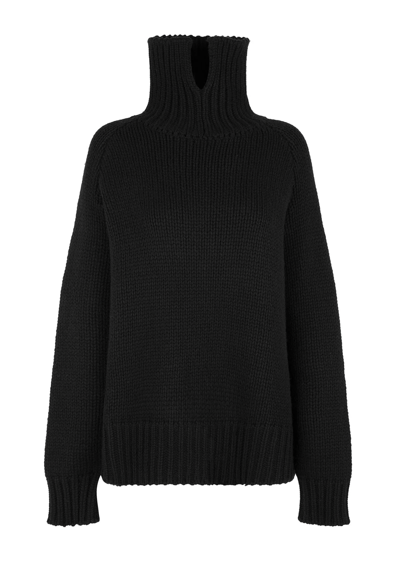 Black Merino Wool Roberta Jumper