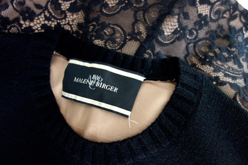 By Malene Birger black wool 'Biby' sweater