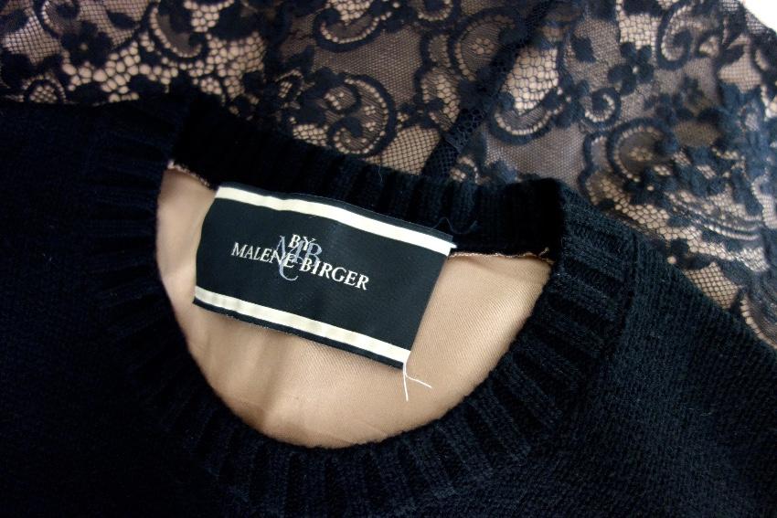By Malene Birger black wool 'Biby' sweater