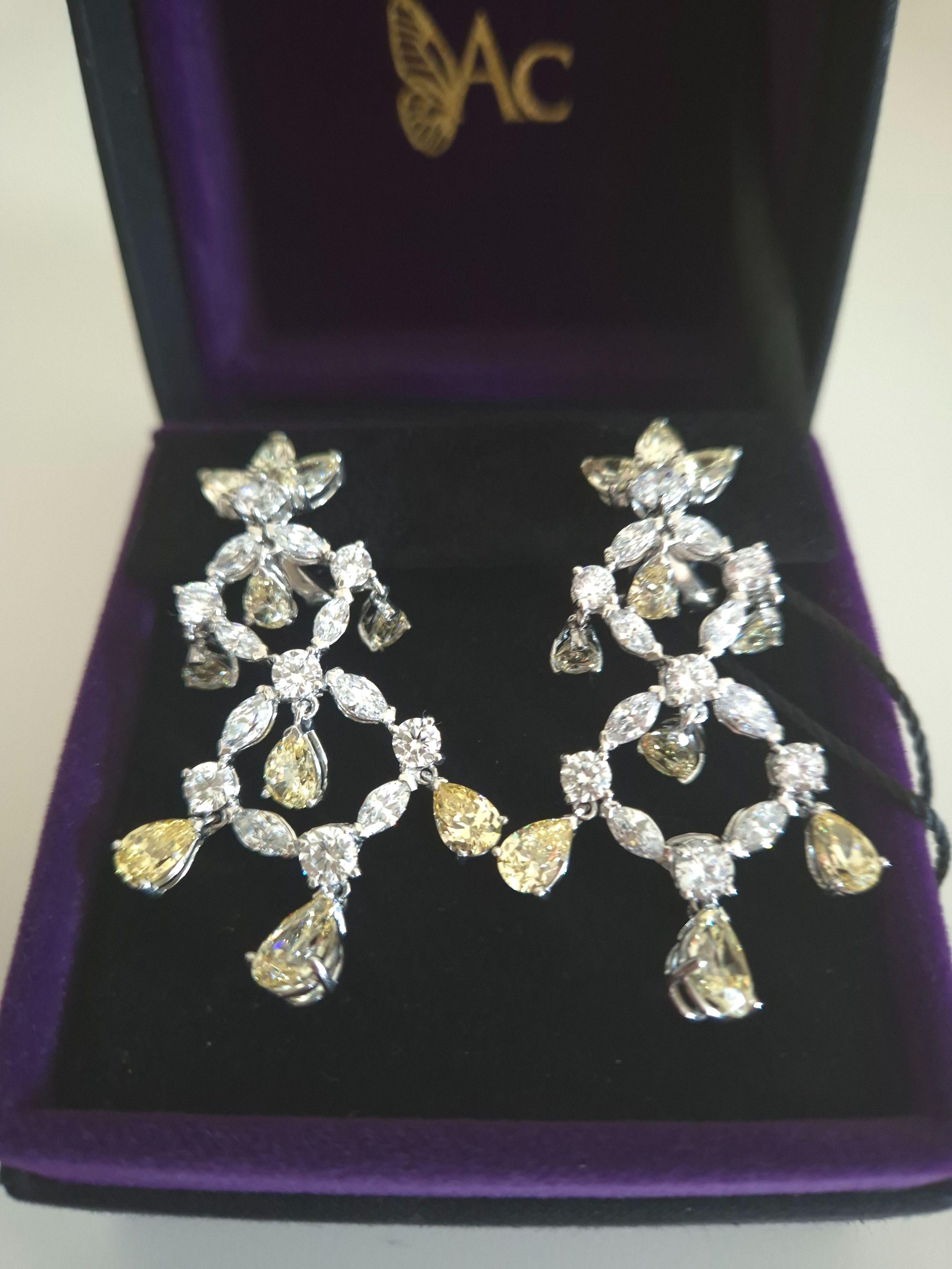 Anabela Chan Canary Chandelier Earrings