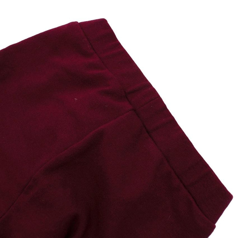 Nanan Burgundy Jersey Trousers with Bows