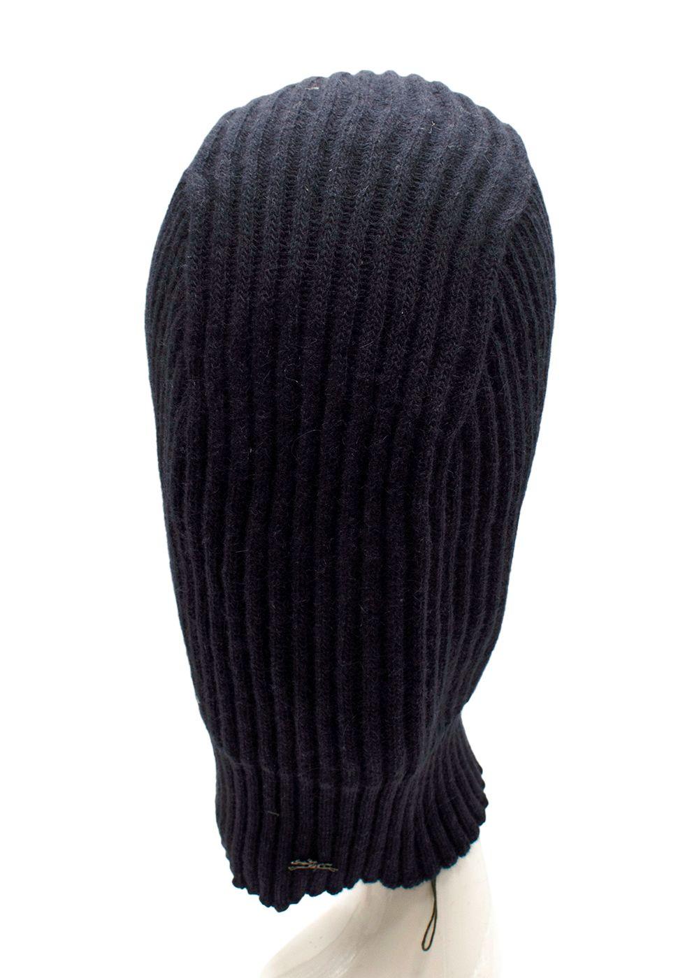 Longchamp Navy Knitted Snood