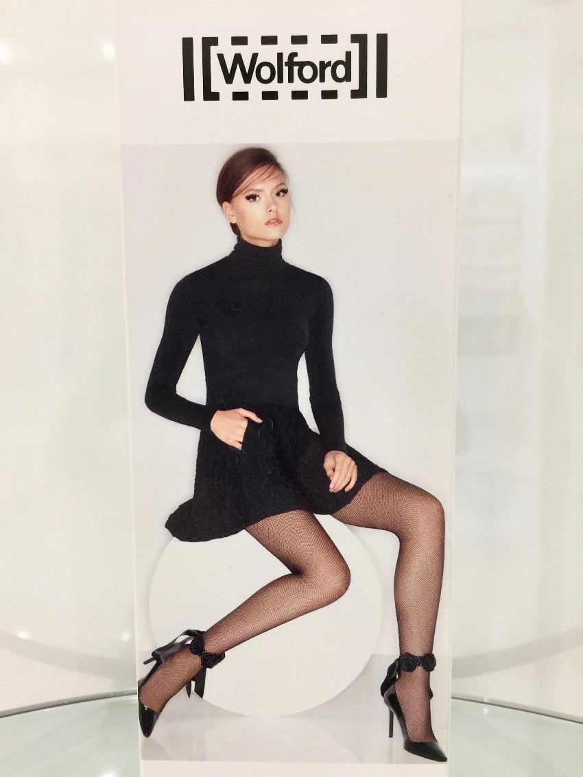 Wolford Limited Edition Satin Rose Gaiters