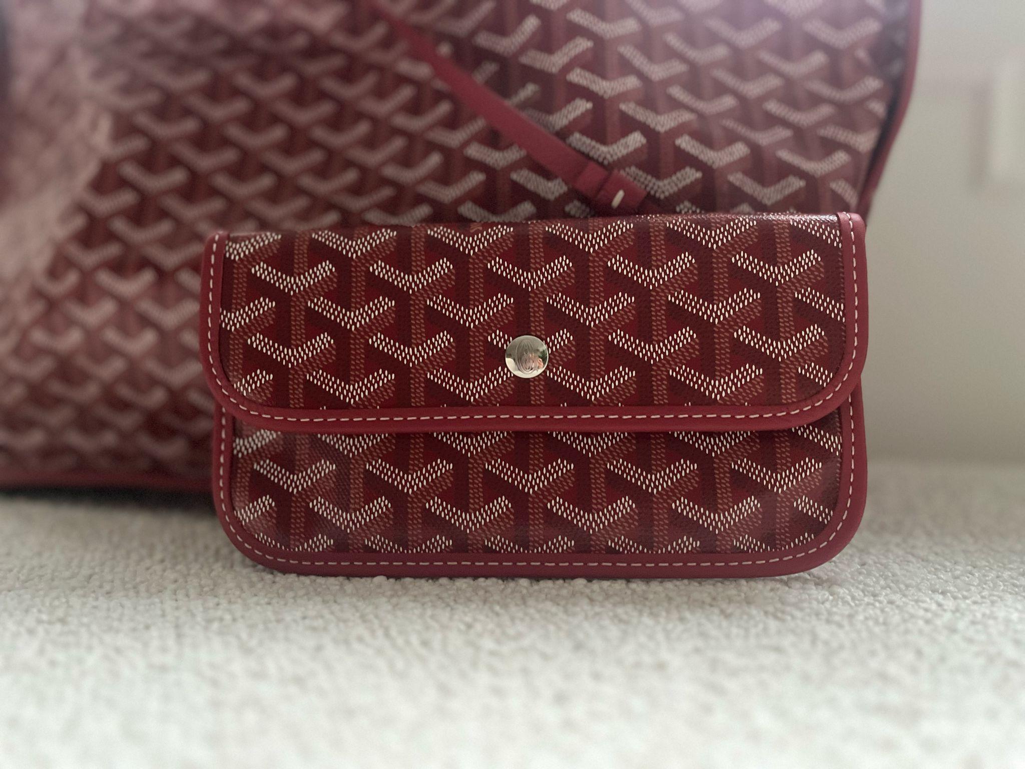 Goyard Red Anjou Reversible Tote Bag
