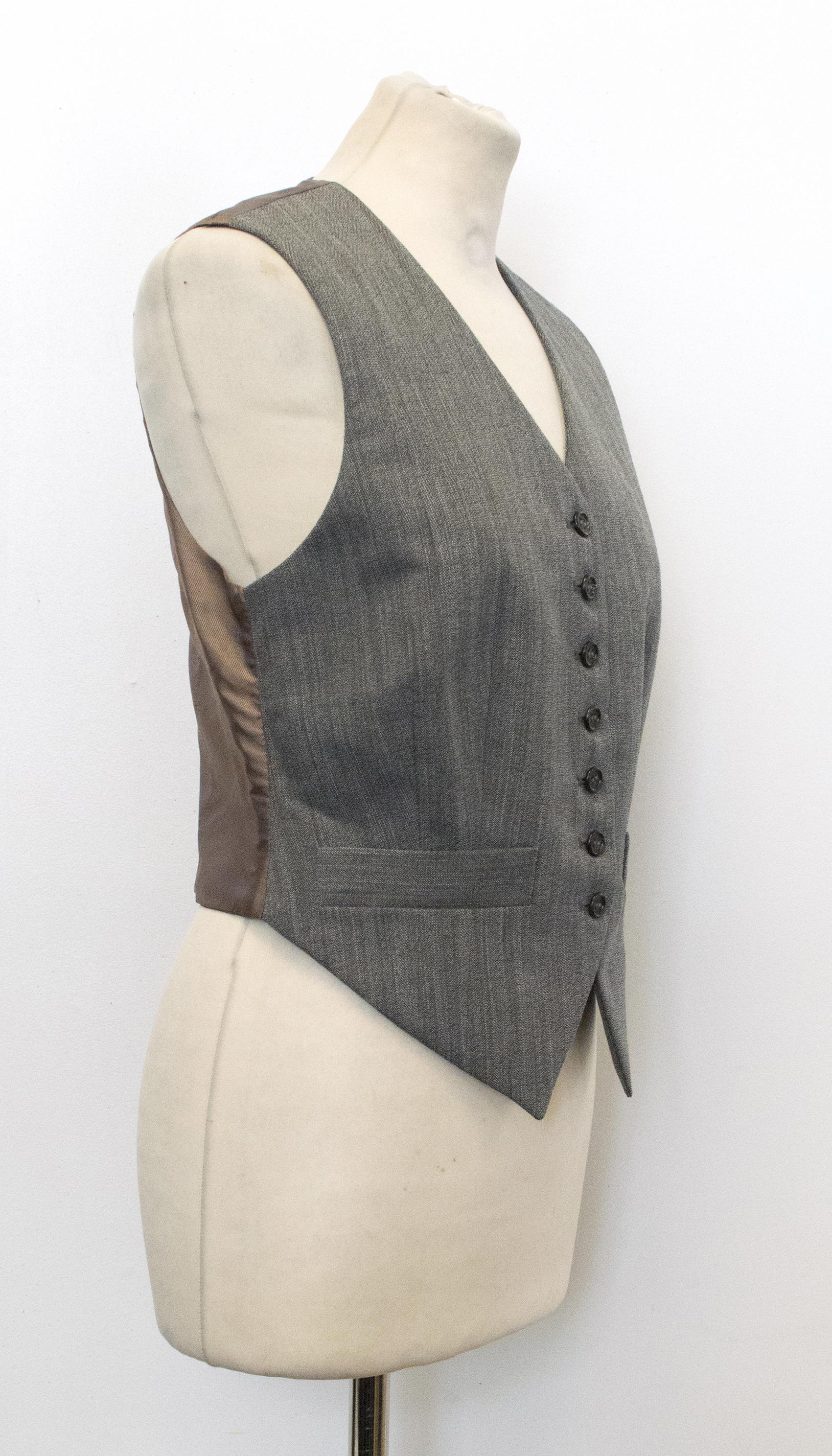 J Peterman Company Wool Blend Waistcoat