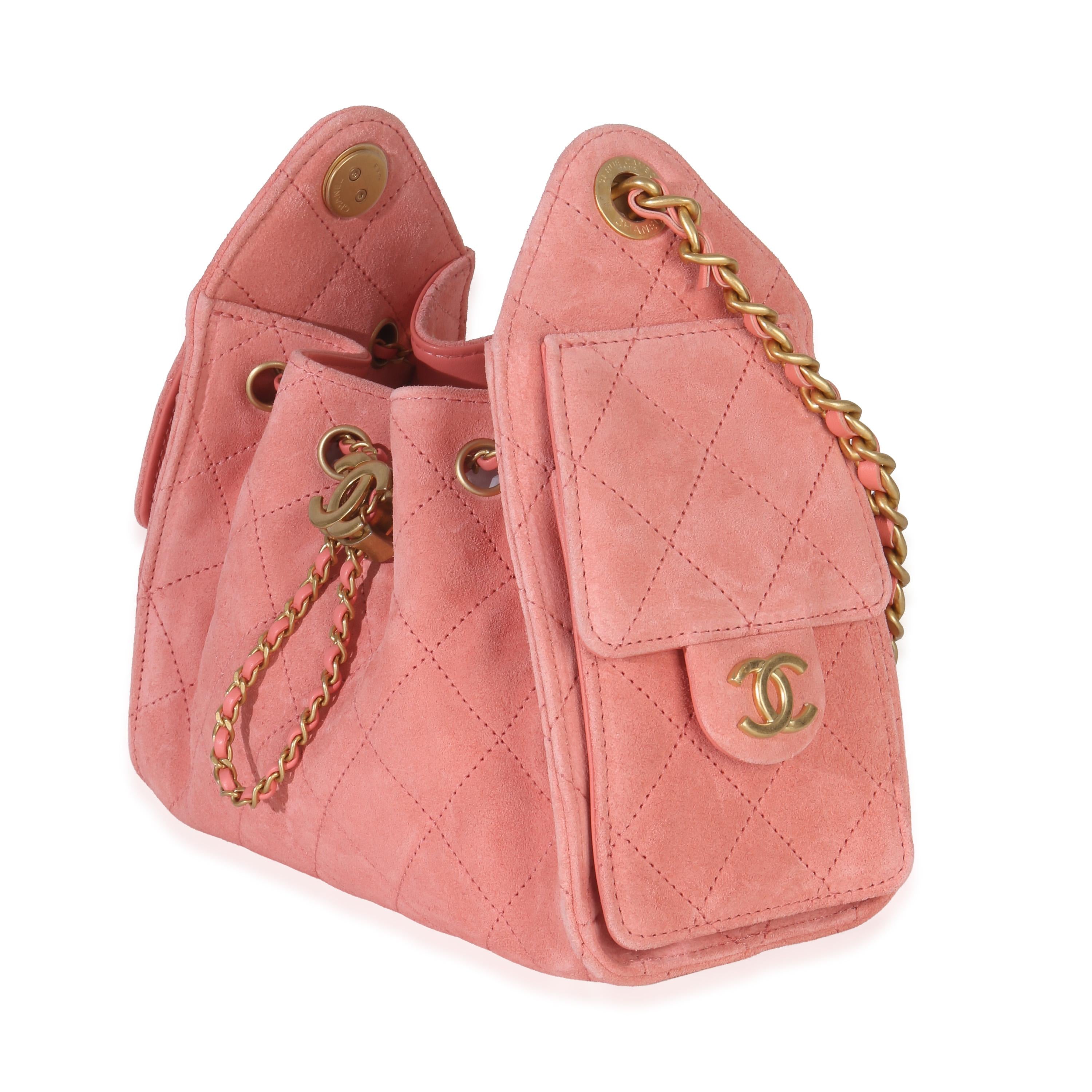 Chanel  Suede Mini Chanel 25 Hobo