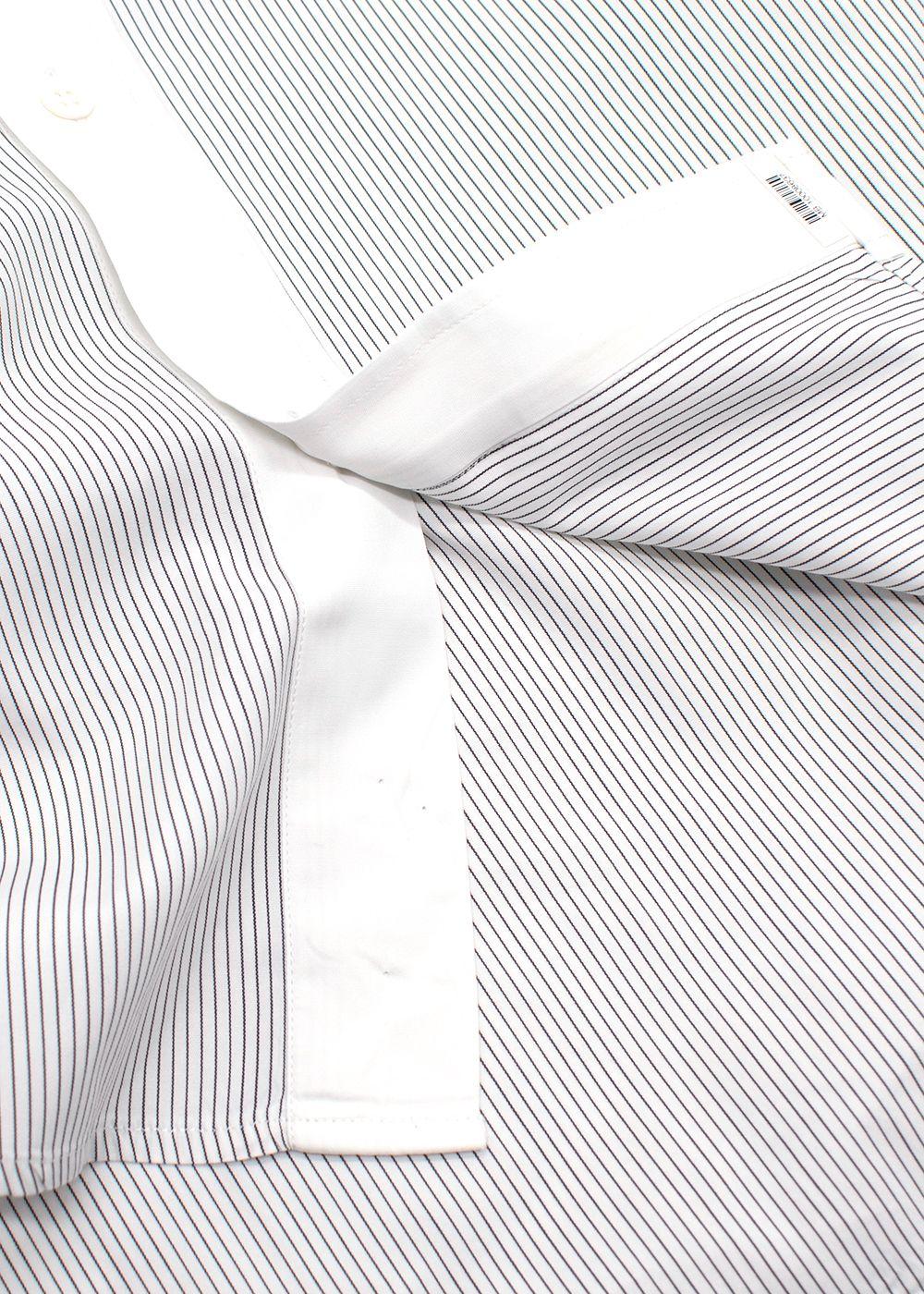 Dior Black and White Pinstripe Shirt