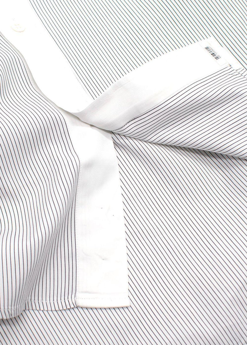 Dior Black and White Pinstripe Shirt