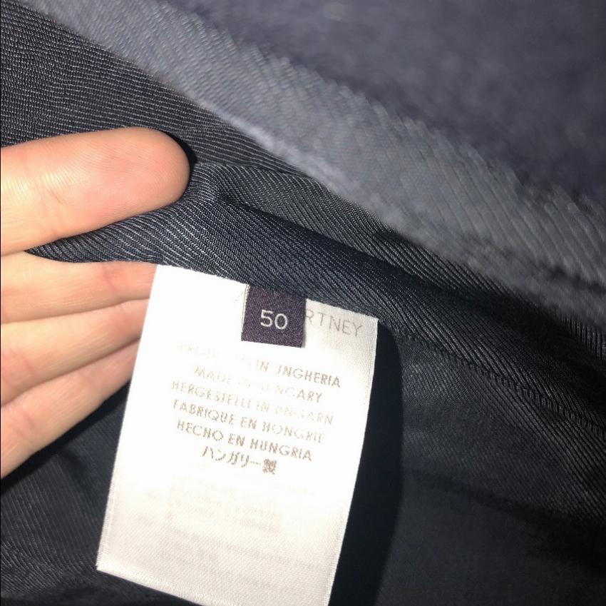 Stella Mccartney Navy Single Breasted Jacket
