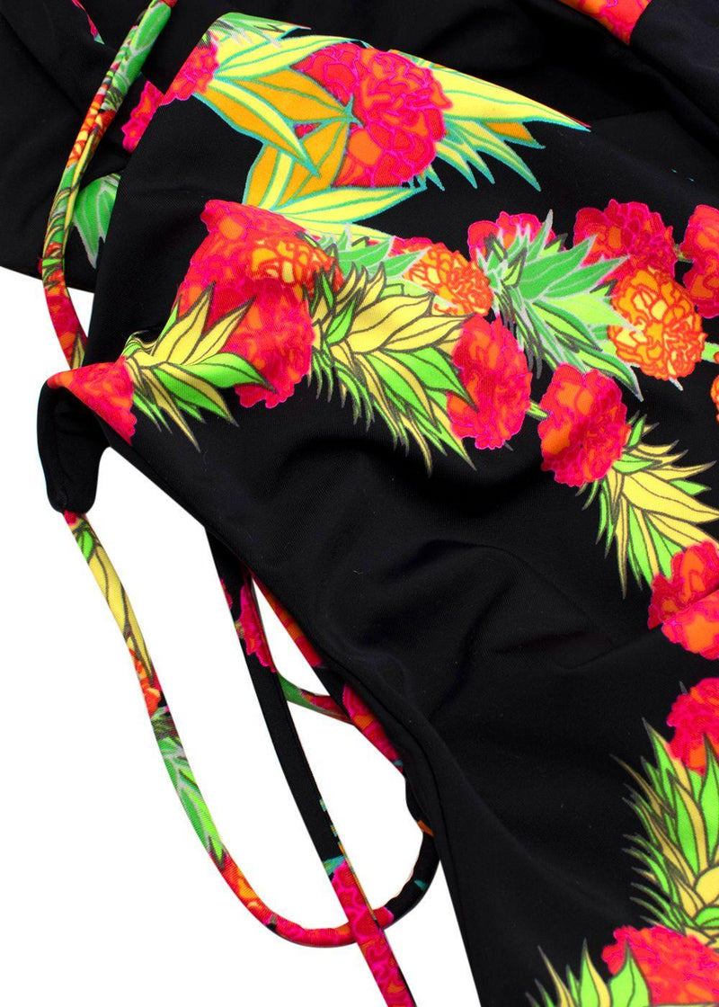 Mara Hoffman Floral Cut-Out Swimsuit