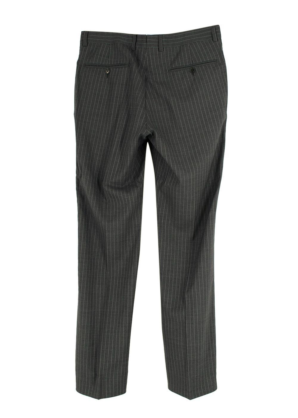 Ermenegildo Zegna Grey PinStripe Single Breasted Blazer and Trouser Suit