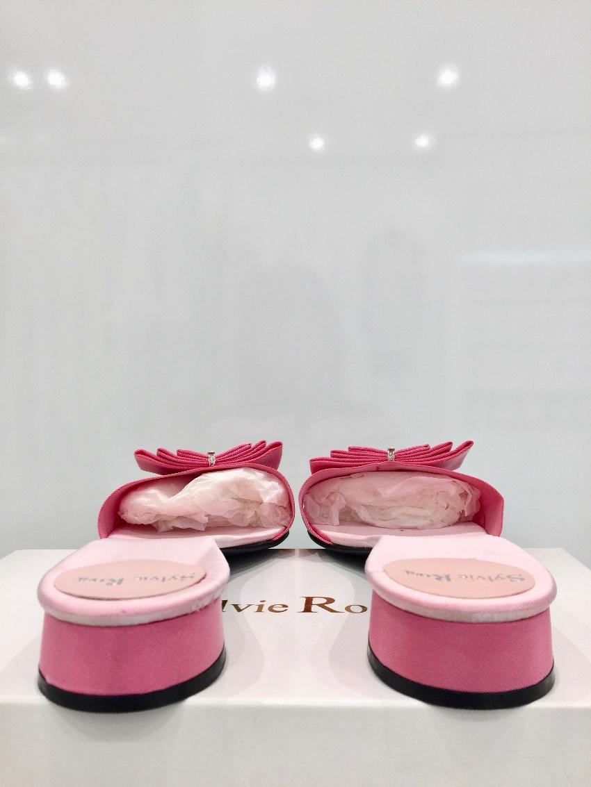 Sylvie Rost Paris Rose Pink Slides