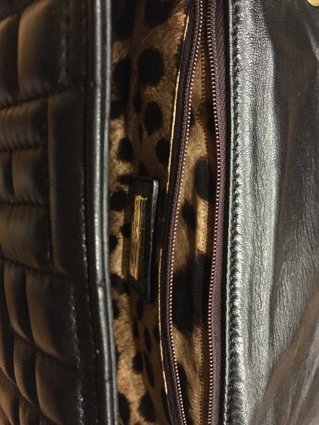 Dolce & Gabbana Black Quilted Leather Shoulder Bag