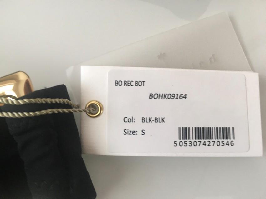 Heidi Klein Black D Ring Tie Back Bikini