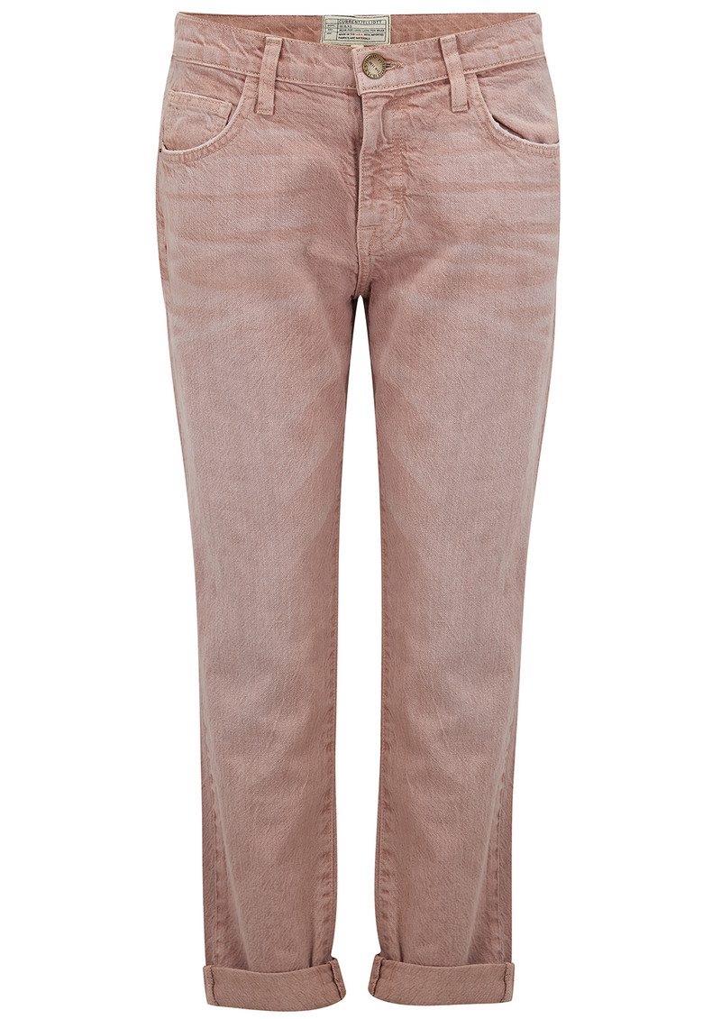 Current/Elliott Dusty Pink Boyfriend Jeans