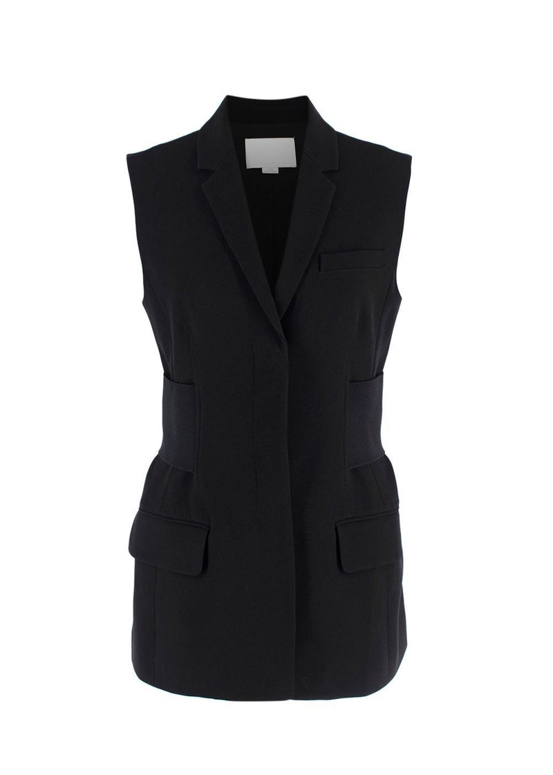 Alexander Wang Black Sleeveless Blazer Dress