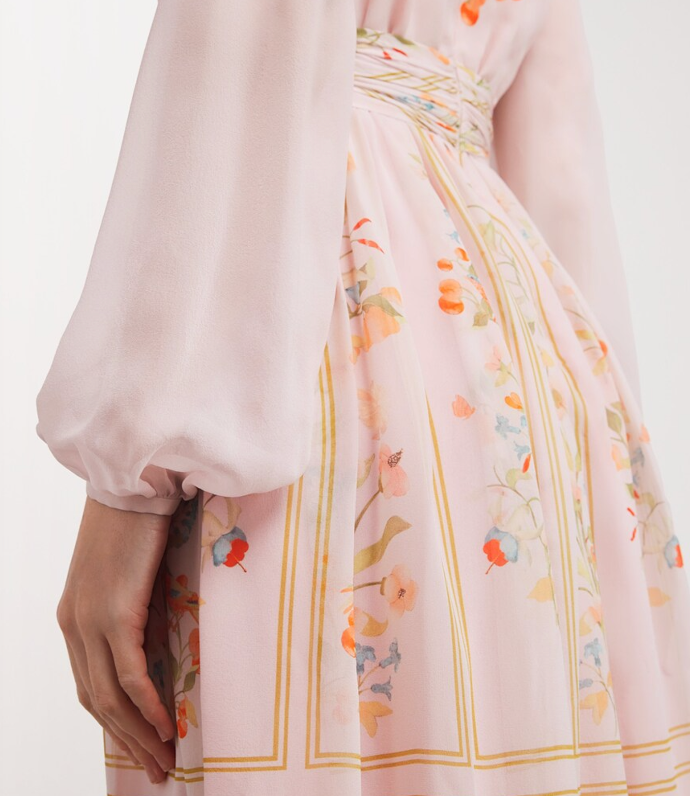 Giambattista Valli Silk Floral Maxi Dress