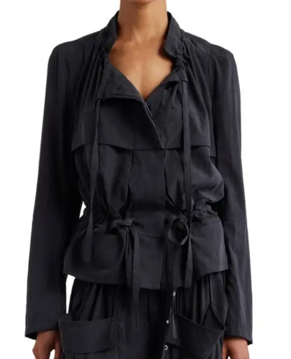 Isabel Marant Navy 'Nancy' Cotton Sports Jacket