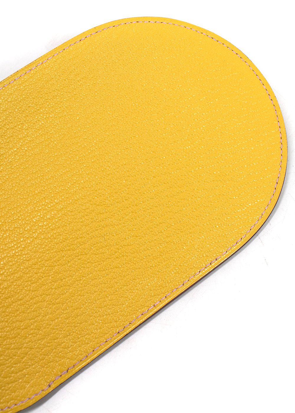 Hermes Yellow In-the-Loop Phone To Go Pouch