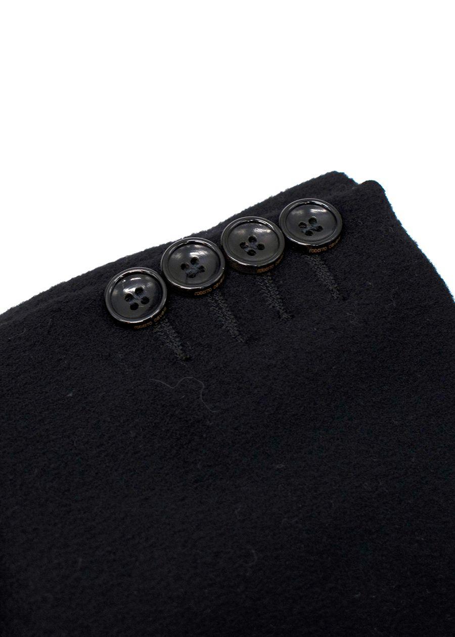 Black knotted rope coat