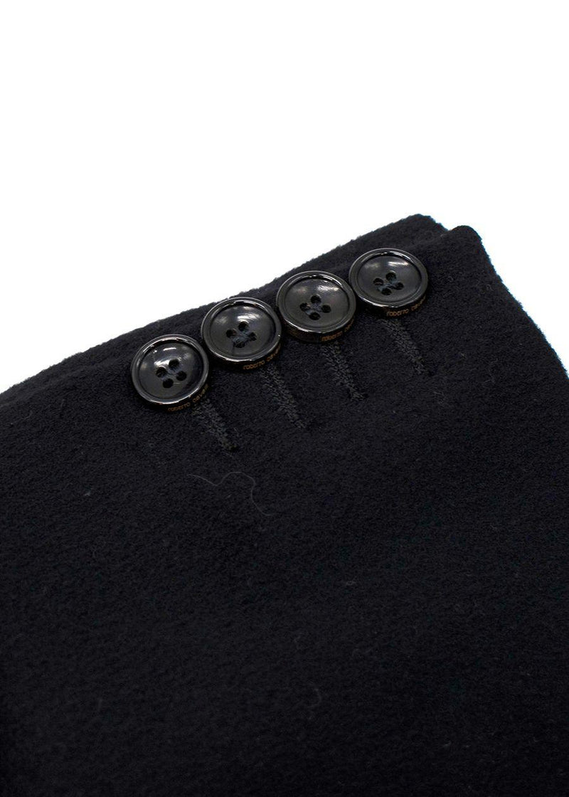 Black knotted rope coat