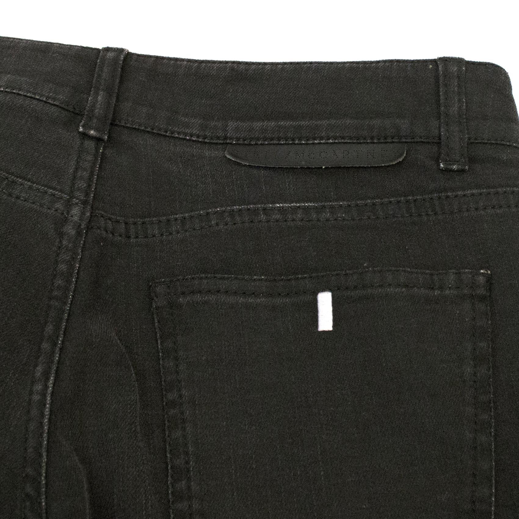 Stella McCartney Grey/Black Jeans With Star Embellishment