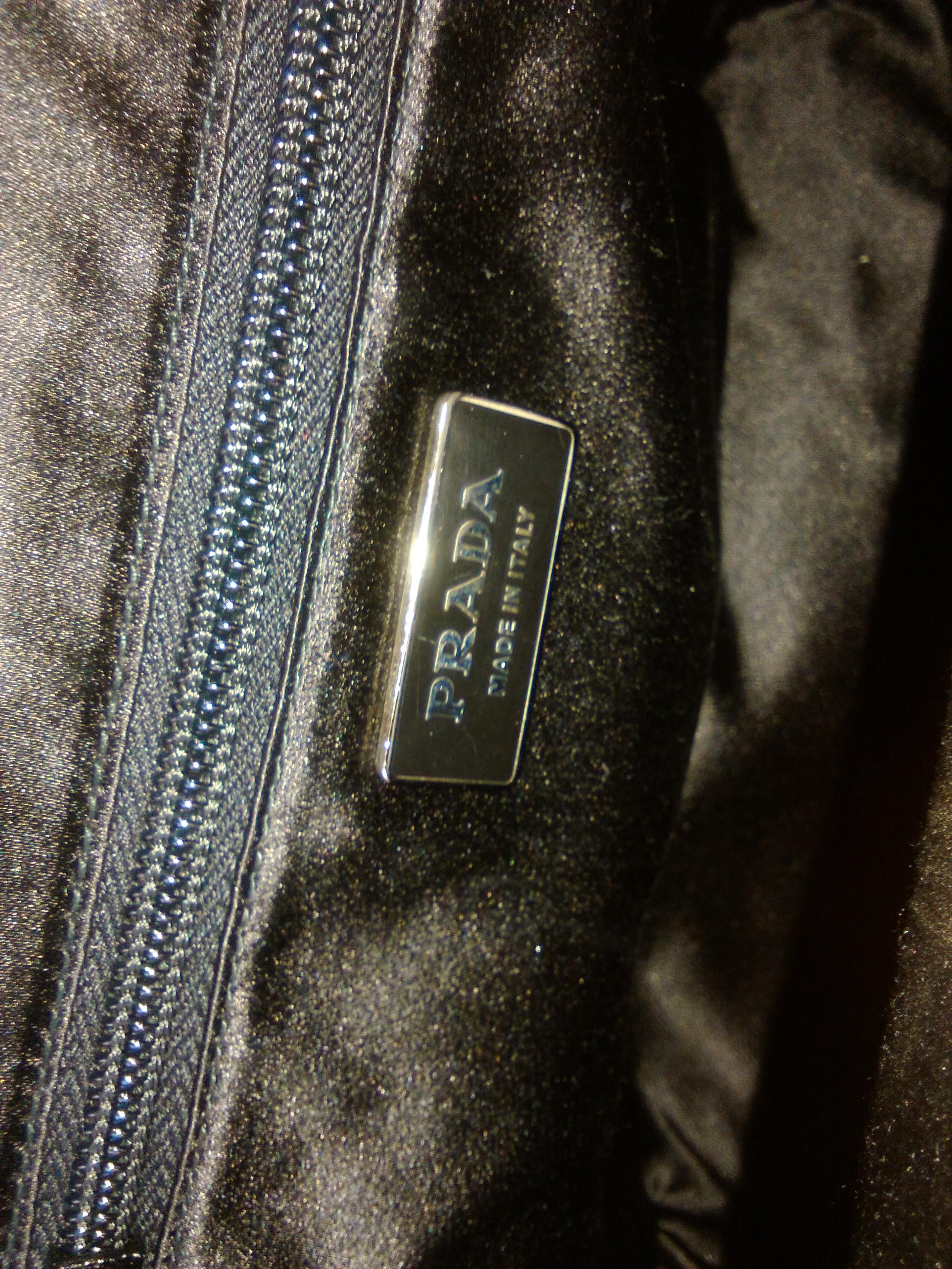 Prada  Red Ostrich  leather Handbag
