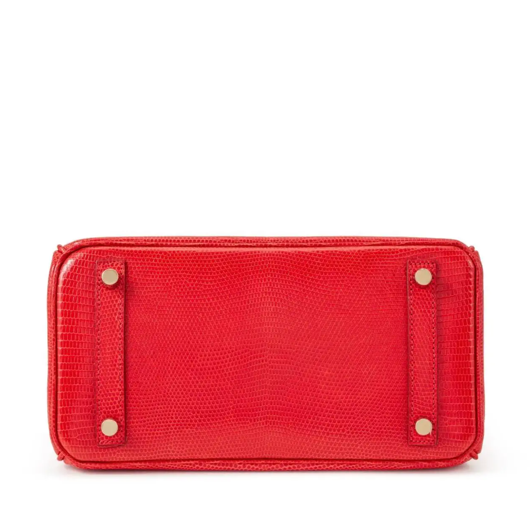 Hermes Birkin Rouge Exotique Niloticus Lizard 25cms