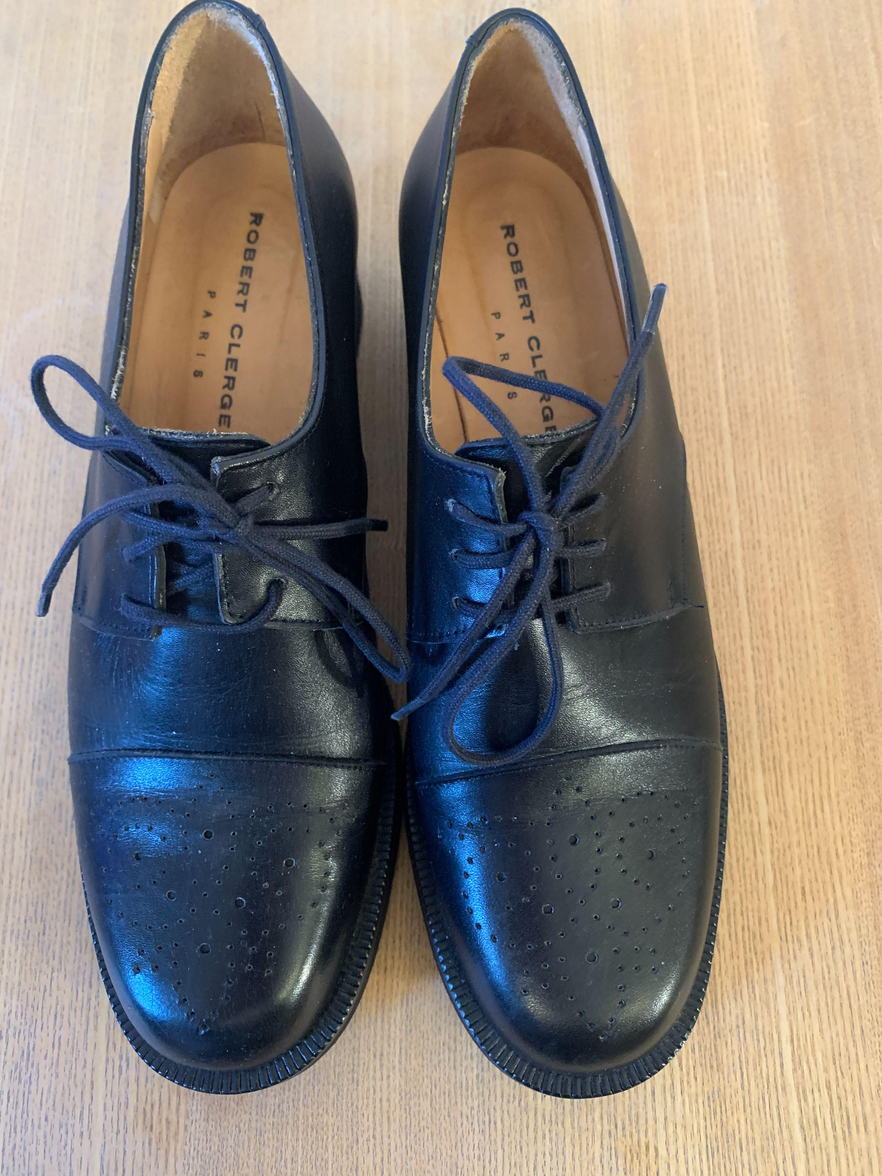 Robert Clegerie Black Leather Brogues