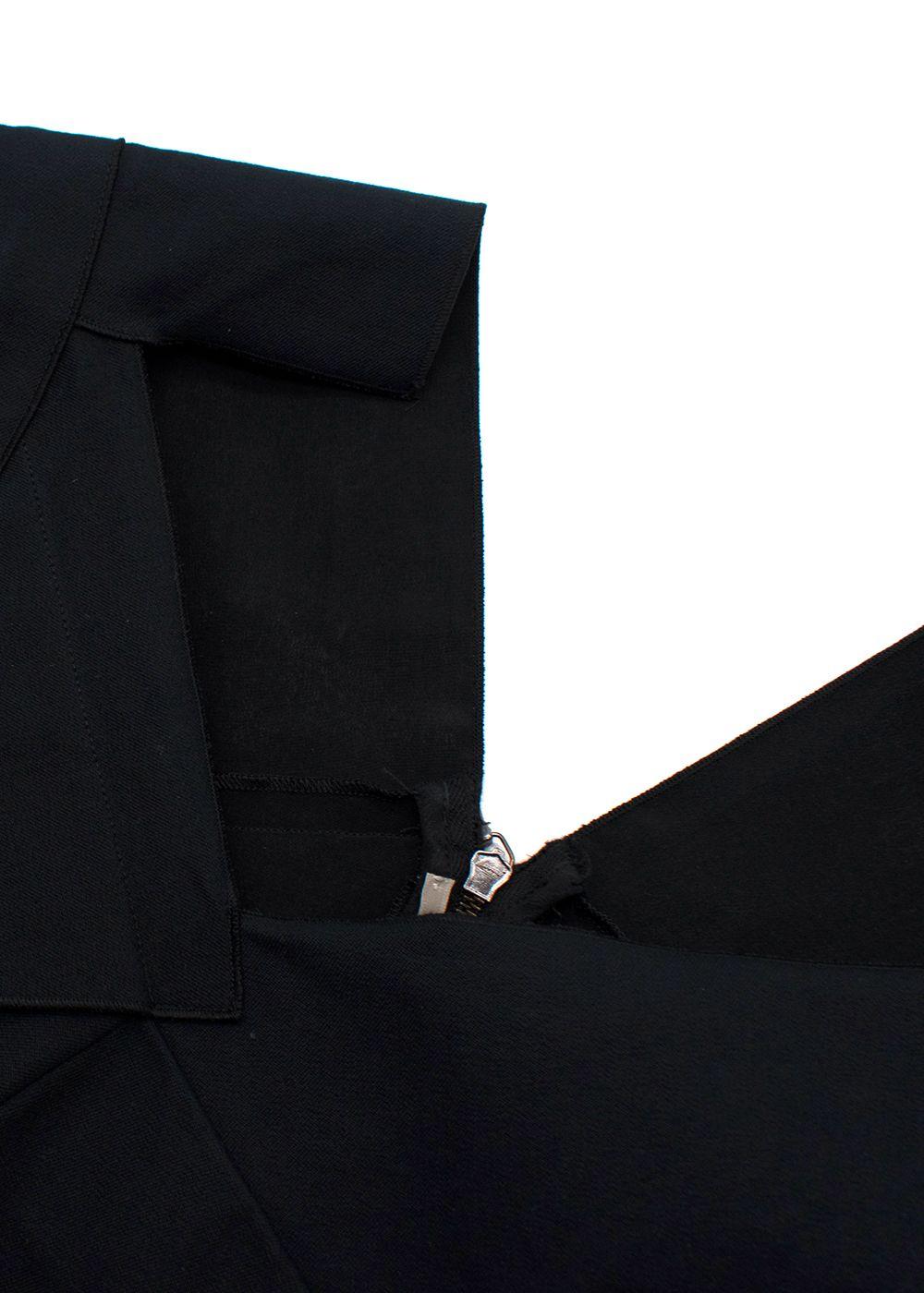 Limited Edition Selfridges x Roland Mouret Black Assymetric Hem Gown