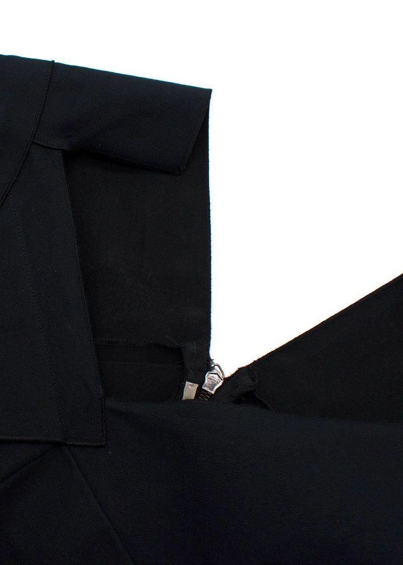 Limited Edition Selfridges x Roland Mouret Black Assymetric Hem Gown