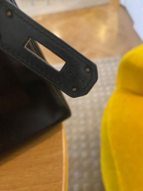 Hermes Black Box Leather Kelly 32