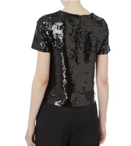 Michael Michael Kors Black Sequin T-Shirt