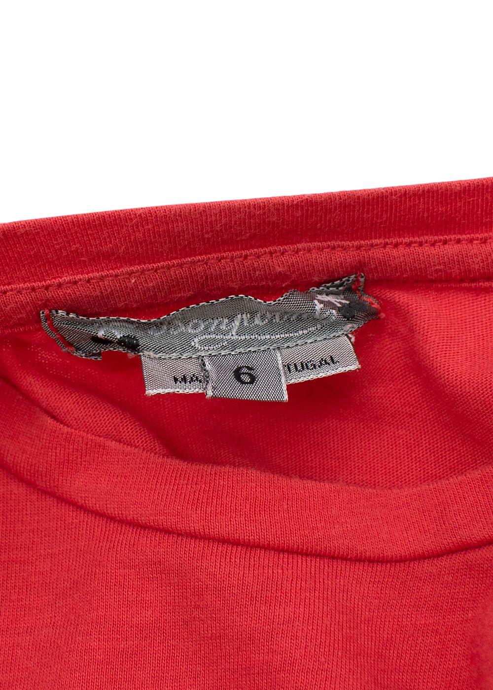 Kids 6Y Red Bike Print Cotton Jersey T-Shirt