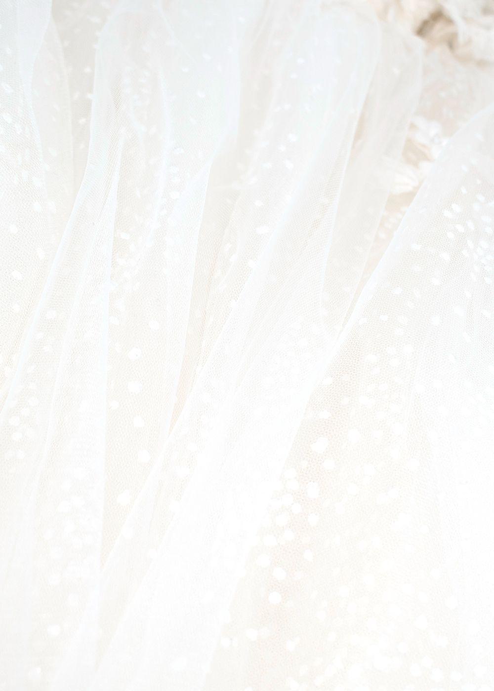 Quinn Harper Kids 10Y White Crystal Embellished Tulle Occasion Dress