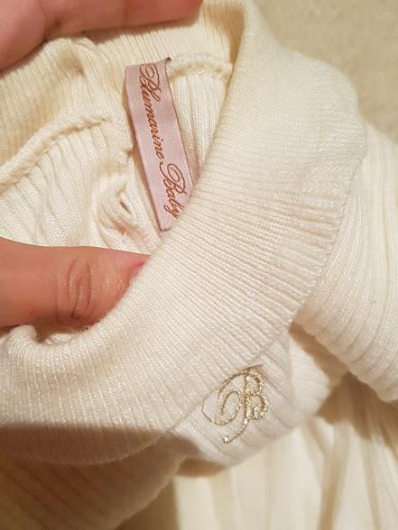 BLUMARINE Baby Dress Cream and gold 18 24 m