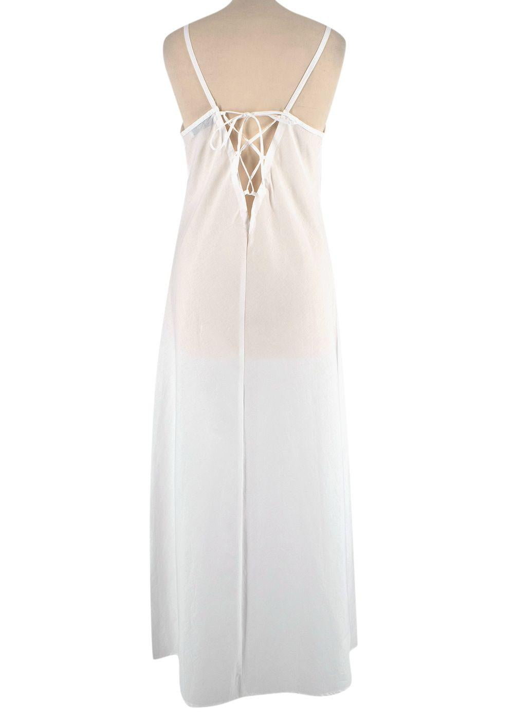 Iona Debarge White Slip Dress