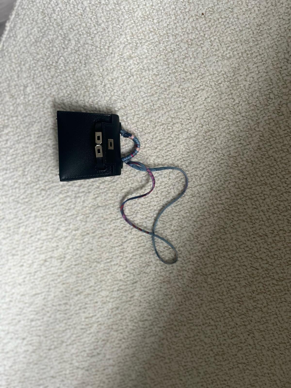 Hermes Noir Mini Kelly Twilly Bag Charm