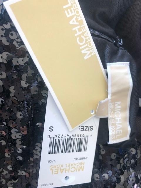 Michael Michael Kors Black Sequin T-Shirt