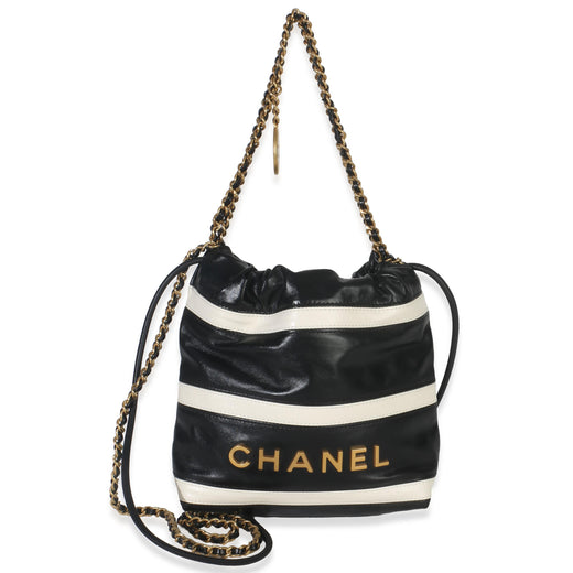 Chanel  Mini Quilted Calfskin 22 Hobo