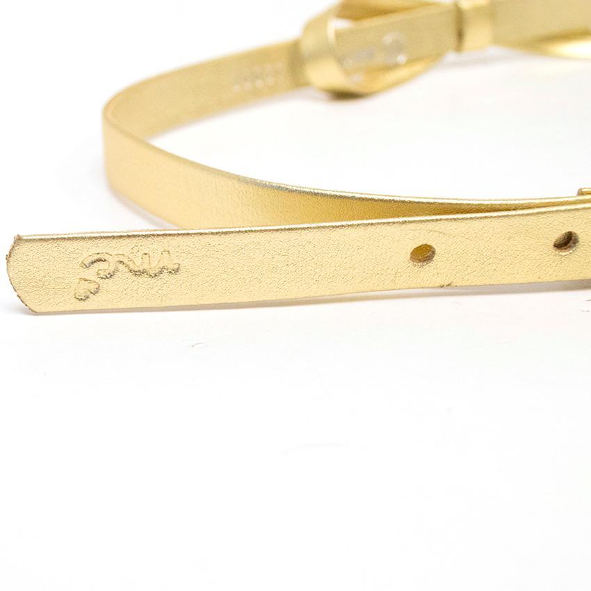 Gold leggings and belt