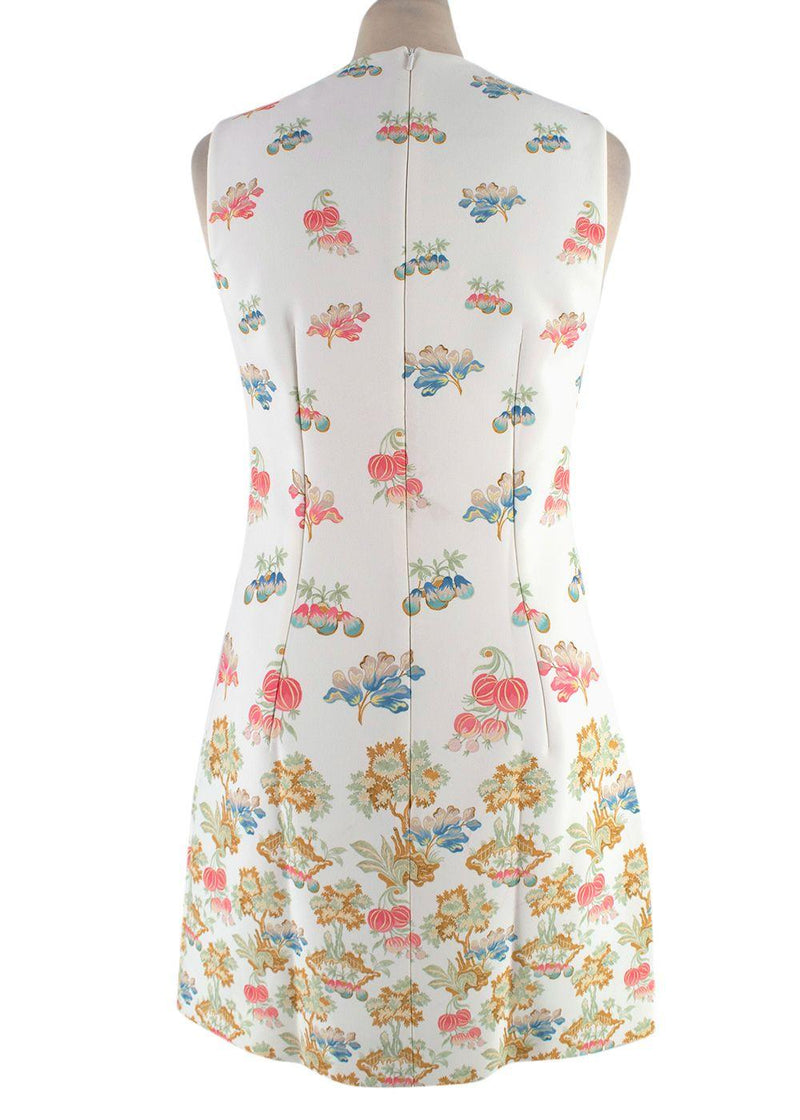 Peter Pilotto White Floral Mini Dress