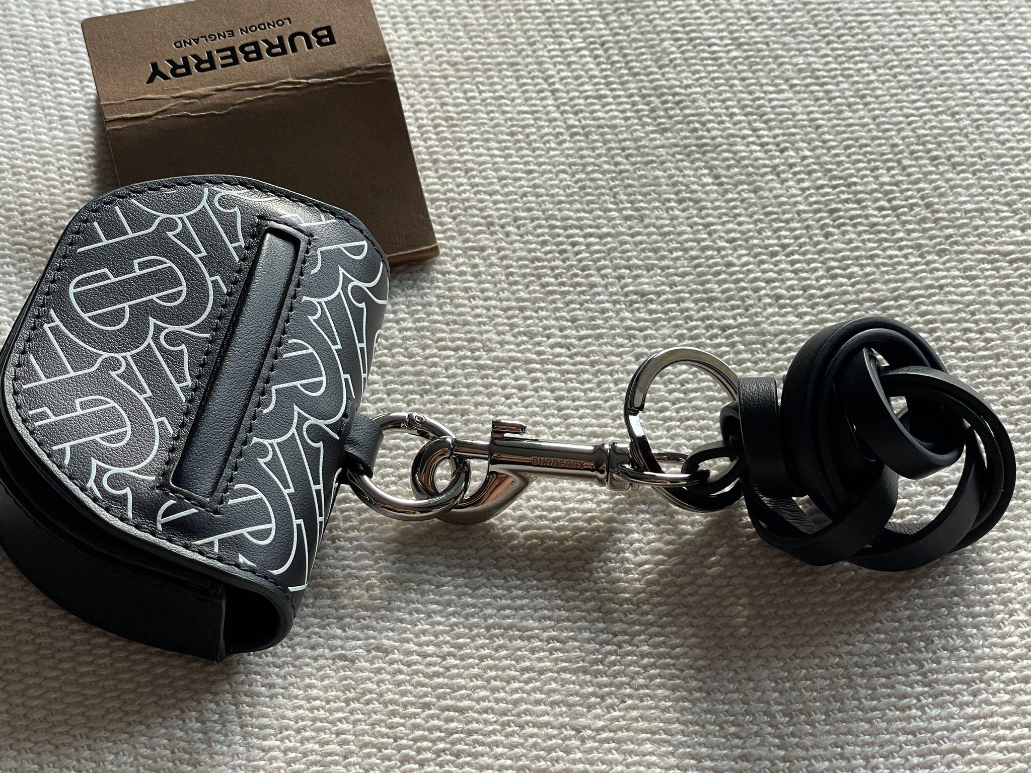 Monogram Print Leather Airpods Pro Case