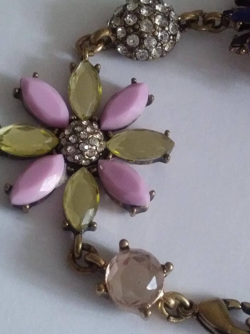 Bespoke Floral Crystal Bracelet