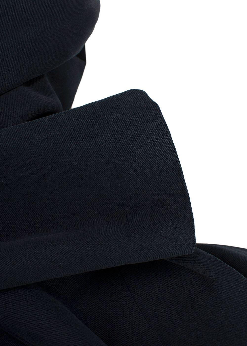 Torrente Navy Cotton Single-breasted Coat