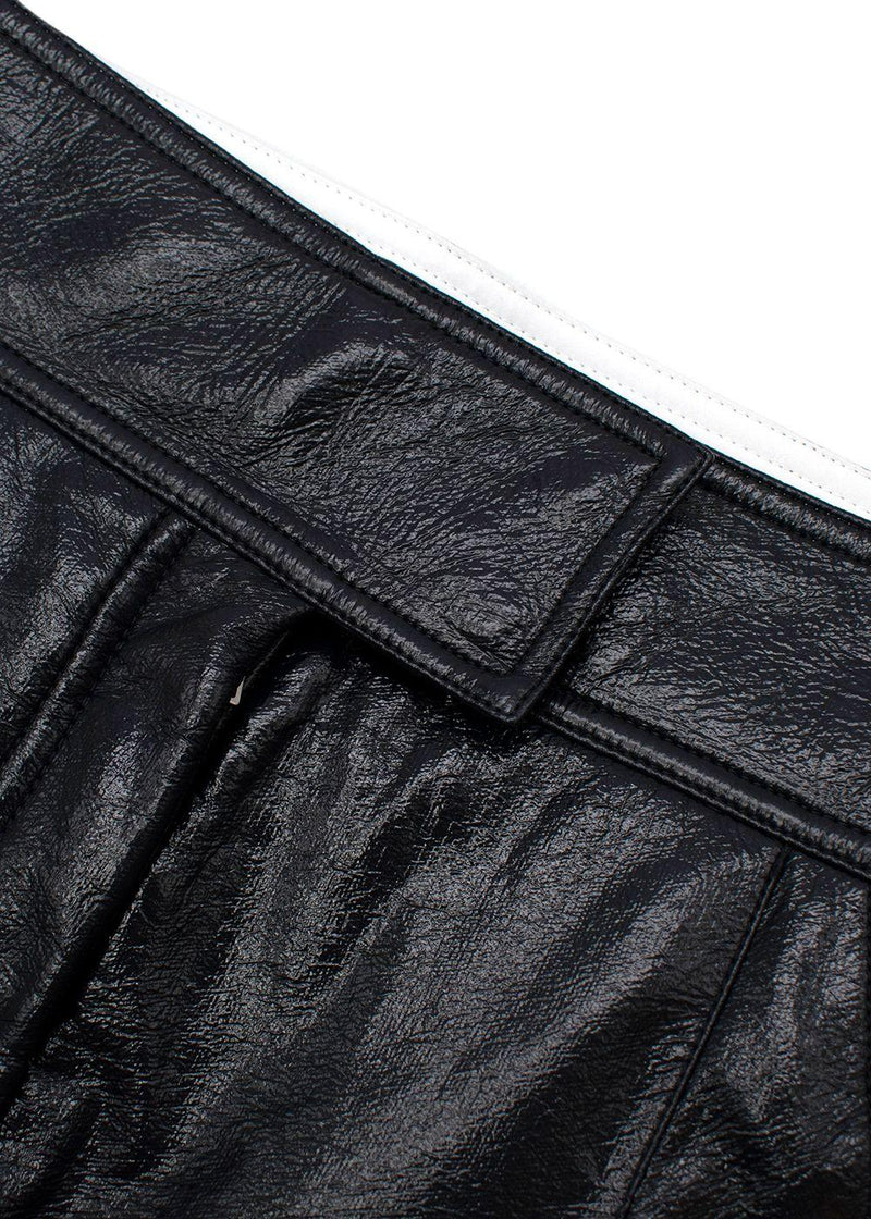 Crinkled Vinyl Pants